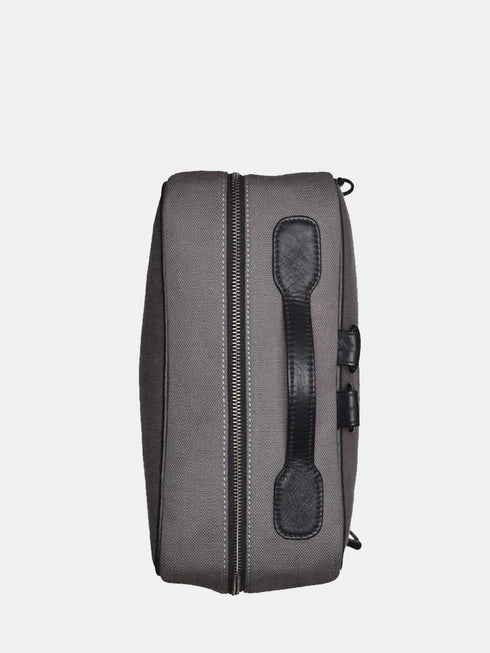 Canvas Backpack - Grey/Black