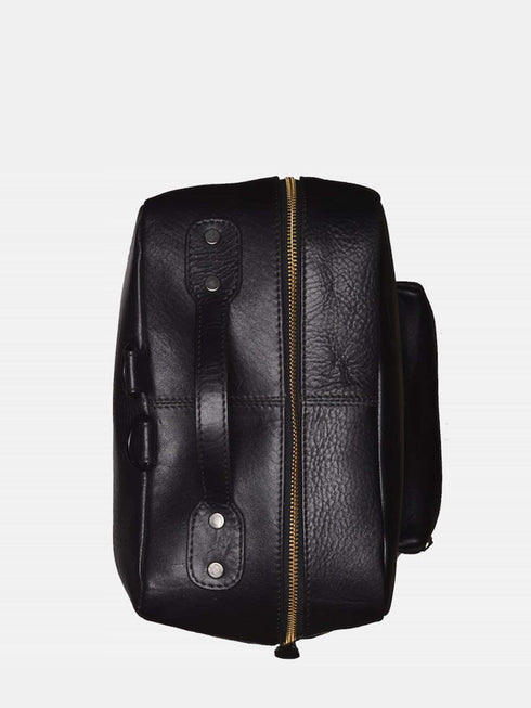 Leather Backpack - Black