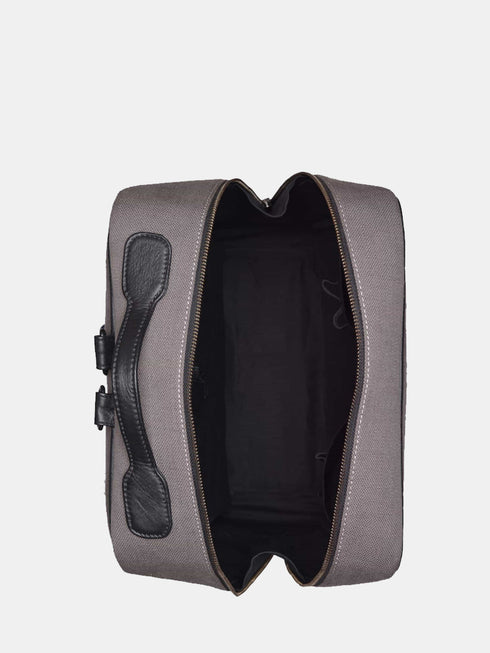 Canvas Backpack - Grey/Black