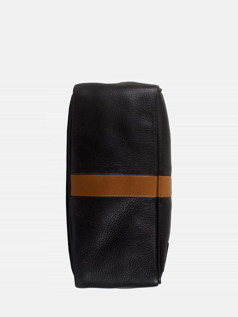 Leather Backpack - Black/Tan