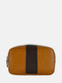 Leather Belt Bag - Tan & Black