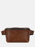 Leather Belt Bag - Brown
