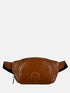 Leather Belt Bag - Brown