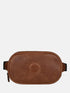 Leather Belt Bag - Brown