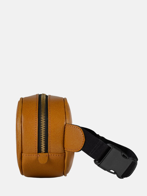 Leather Belt Bag - Tan