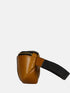 Leather Belt Bag - Tan & Black