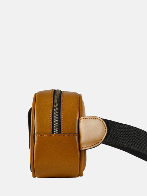 Leather Belt Bag - Tan