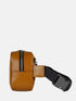 Leather Belt Bag - Tan & Black