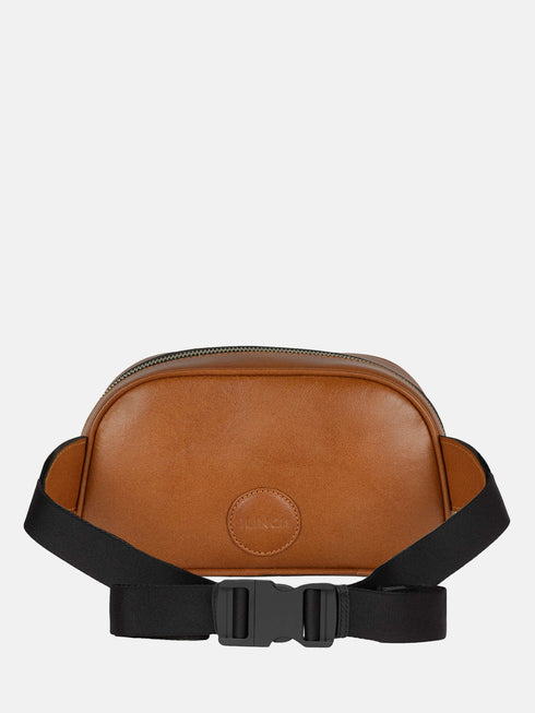 Leather Belt Bag - Tan