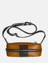 Leather Belt Bag - Tan & Black