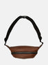 Leather Belt Bag - Tan & Black