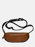 Leather Belt Bag - Brown
