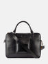 Leather Laptop Bag - Black