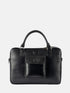 Leather Laptop Bag - Black