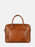 Leather Laptop Bag - Tan