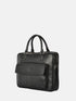 Leather Laptop Bag - Black