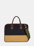 Canvas Laptop Bag - Black/Yellow