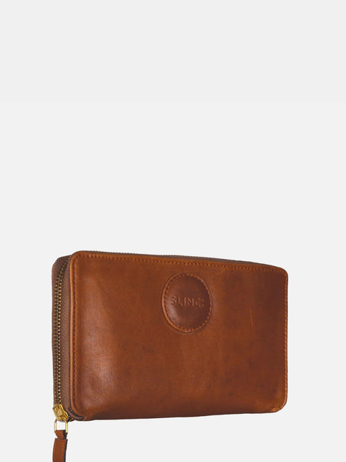 Leather Wallet - Brown