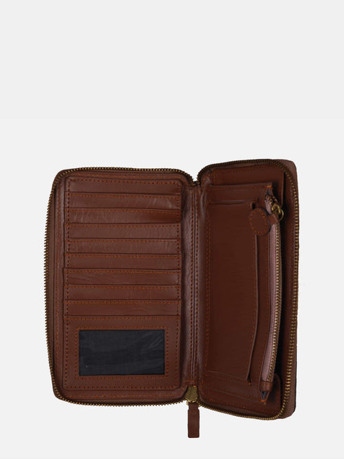 Leather Wallet - Brown