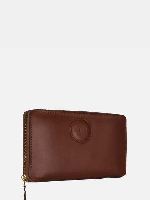Leather Wallet - Brown