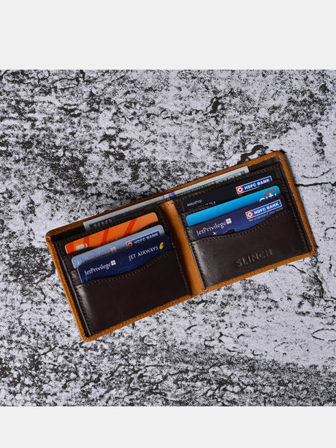 Leather Wallet - Tan
