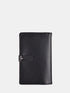 Leather Wallet - Black/Tan