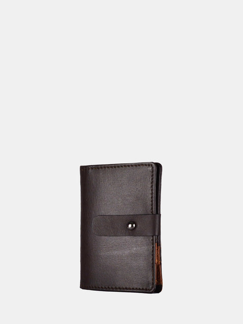 Leather Wallet - Dark Brown