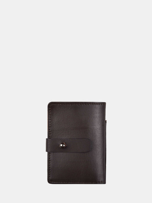 Leather Wallet - Dark Brown