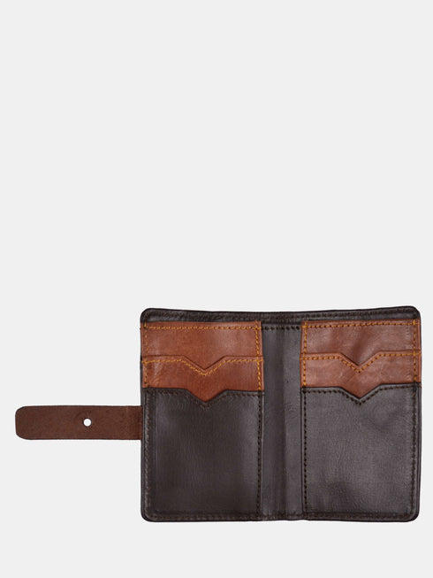 Leather Wallet - Dark Brown