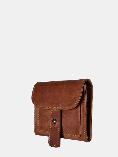 Leather Wallet - Brown