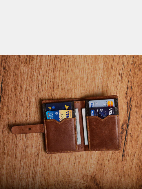 Leather Wallet - Brown