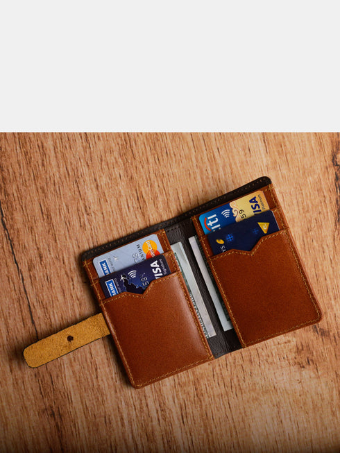 Leather Wallet - Tan