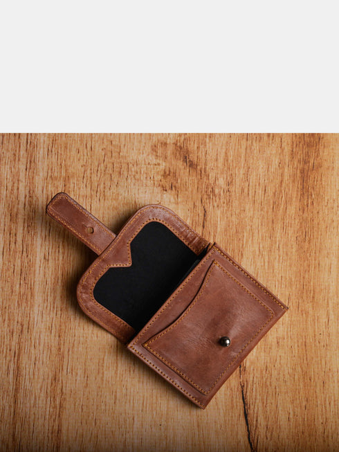 Leather Wallet - Brown
