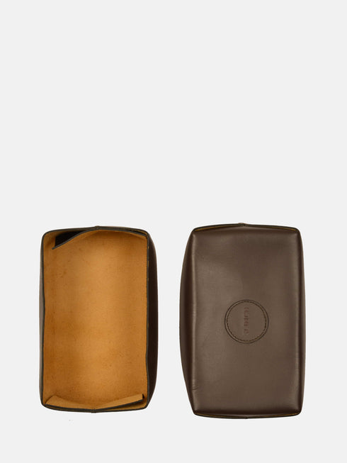 Leather Pouch - Dark Brown