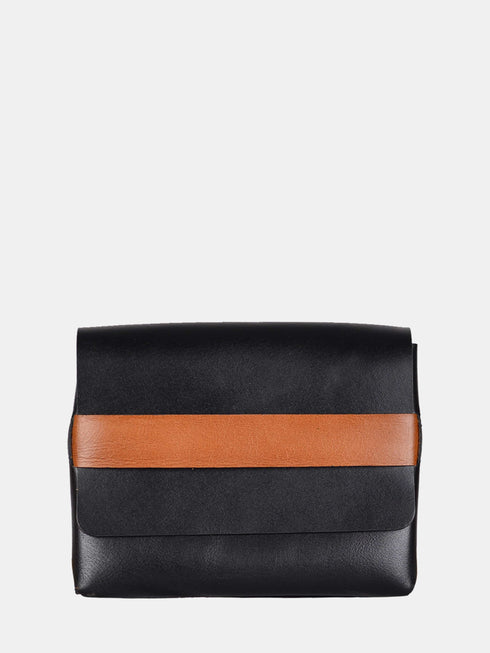 Sling Bag - Black/Tan