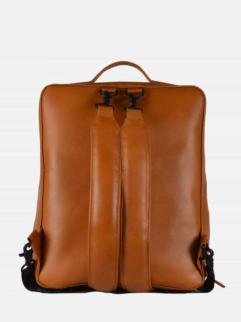 Leather Backpack - Tan