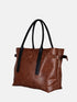 Leather Tote - Brown