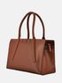 Leather Tote - Brown