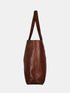 Leather Tote - Brown