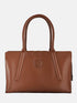 Leather Tote - Brown