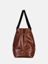 Leather Tote - Brown