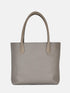 Leather Tote - Grey
