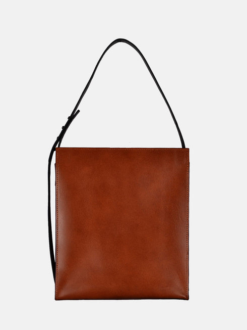 Leather Tote - Brown