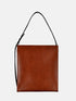 Leather Tote - Brown