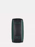 Leather Travel Bag - Black / Green