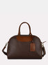 Leather Travel Bag - Brown