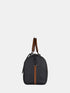 Leather Travel Bag - Black / Tan