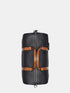 Leather Travel Bag - Black / Tan