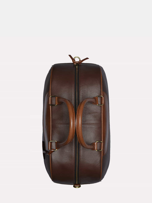Leather Travel Bag - Brown