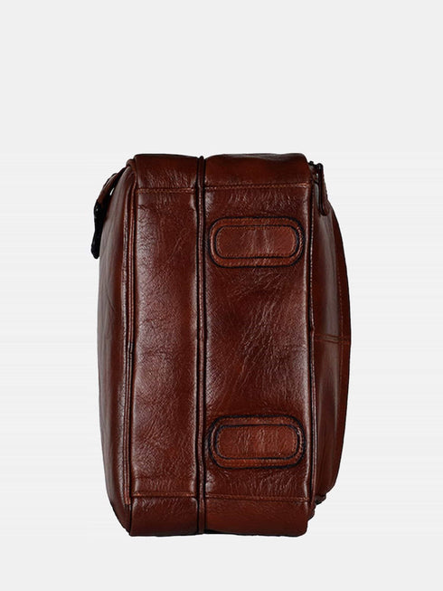 Leather Backpack - Brown